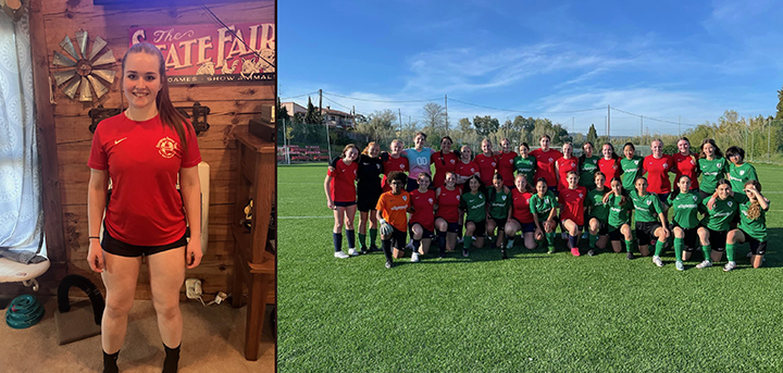 Norwich soccer player shares her experience after visiting Spain
